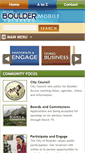 Mobile Screenshot of bouldercolorado.gov