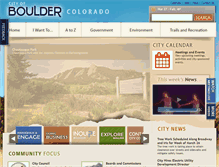 Tablet Screenshot of bouldercolorado.gov